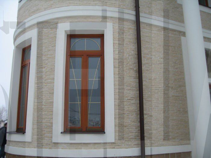 окна для коттеджа, из лиственницы
